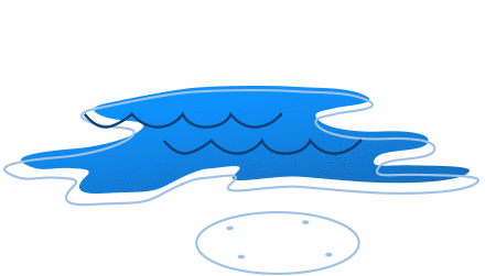 water-pooling-around-drain-field